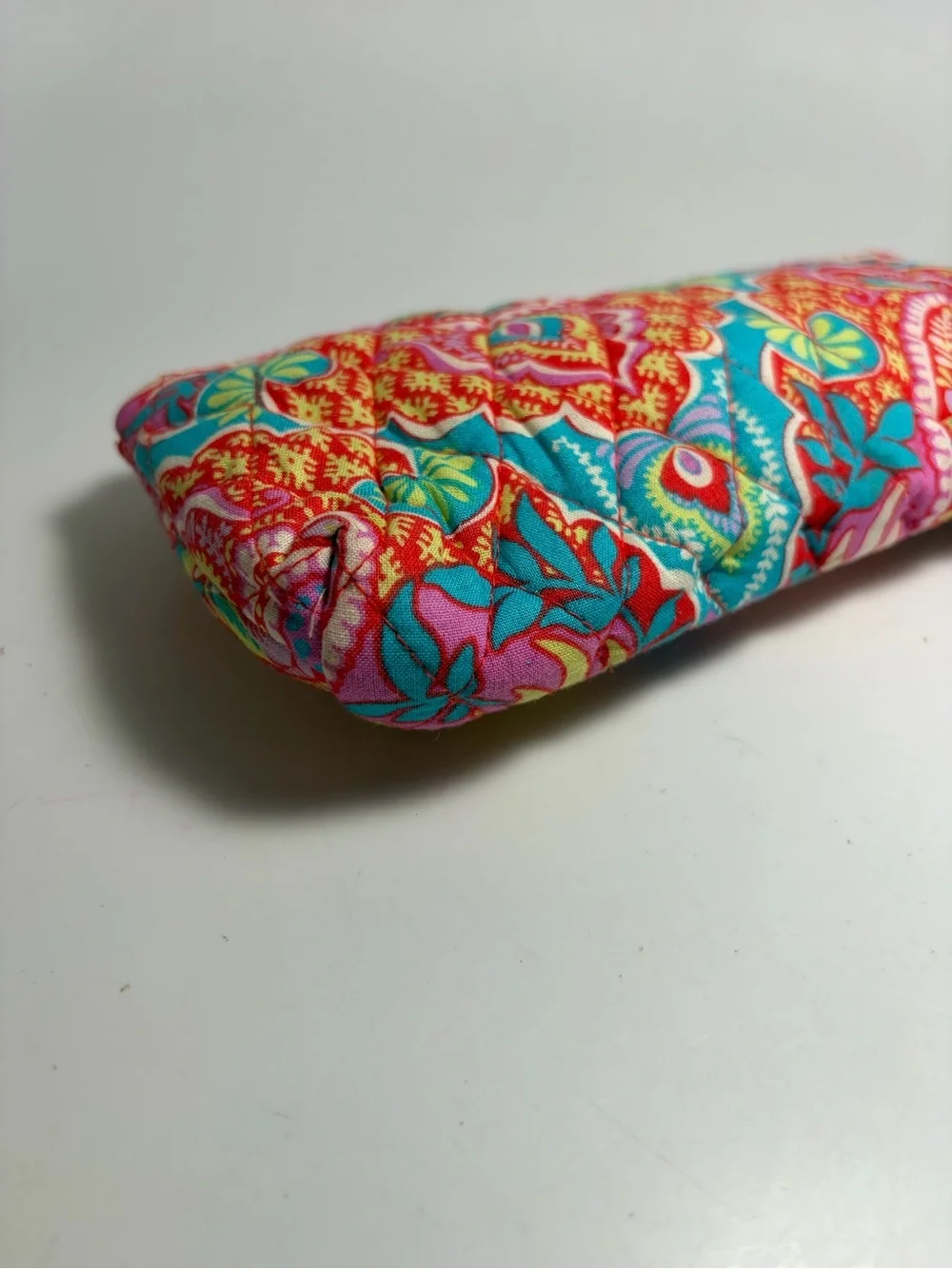 Vera Bradley Quilted Paisley Cosmetic Bag - Pink Multi